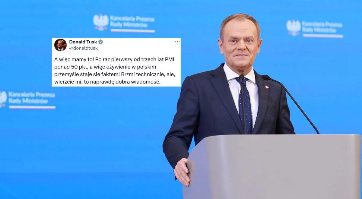 "A więc mamy to!". Tusk prezentuje optymistyczne dane