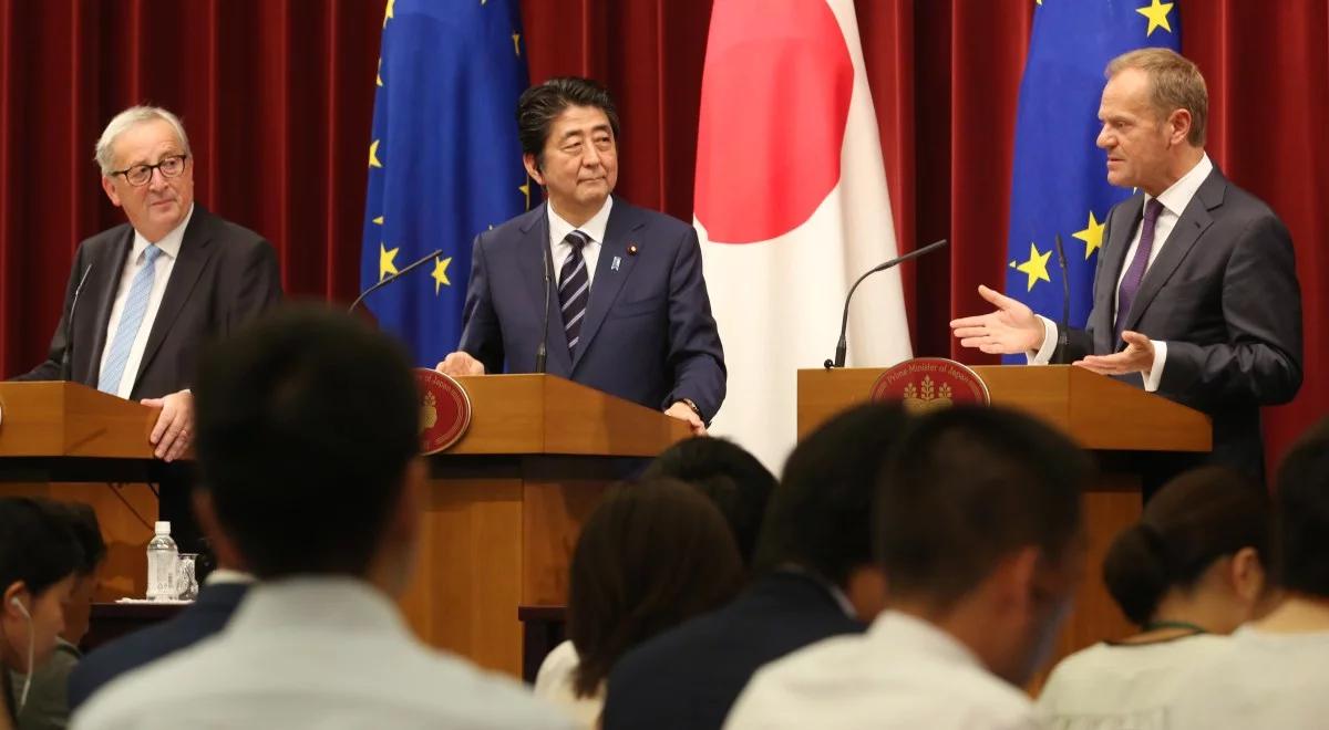 Umowa UE-Japonia o wolnym handlu podpisana."Jesteśmy przeciw protekcjonizmowi"