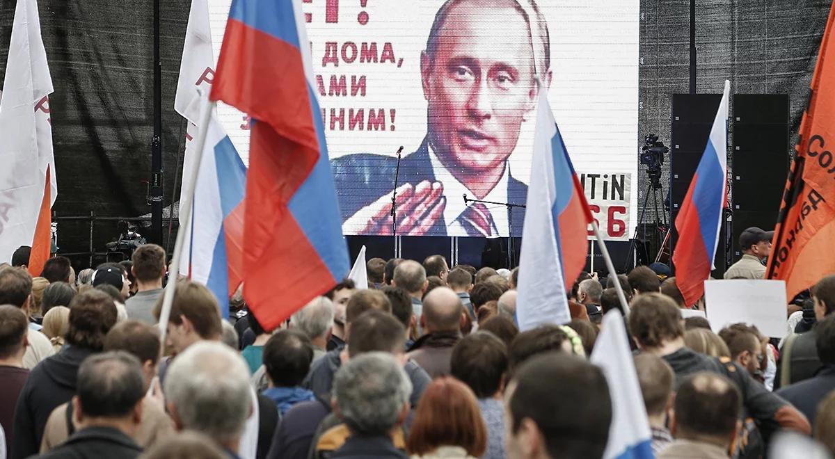 Demonstracja przeciwko polityce Putina. Rosyjska opozycja wyszła na ulice Moskwy