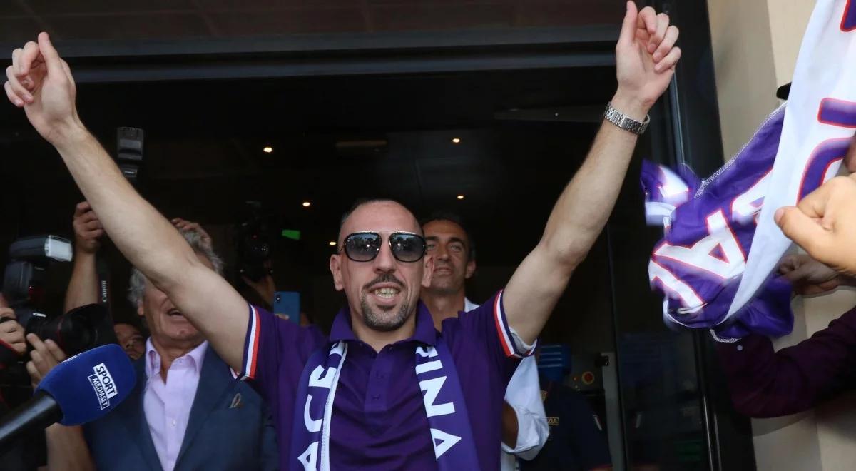 Ribery w jednej drużynie z Drągowskim i Żurkowskim. Francuz w Fiorentinie