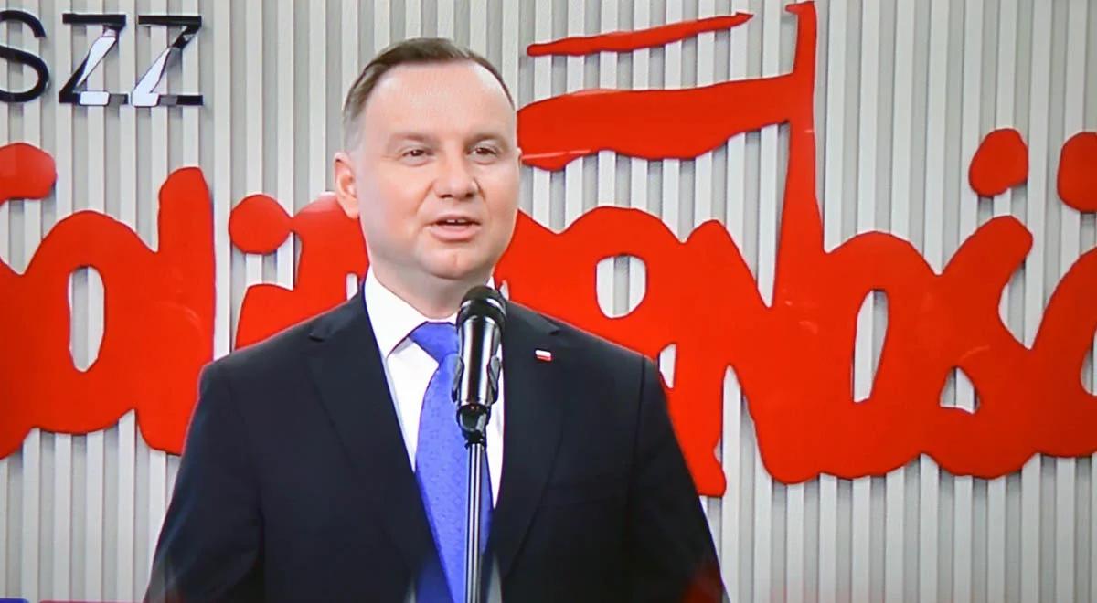 Utrzymanie programów społecznych, emerytury stażowe. Prezydent zawarł umowę z NSZZ "Solidarność"