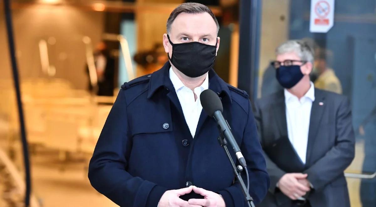 Prezydent: szpital na Stadionie Narodowym ma stanowić zabezpieczenie