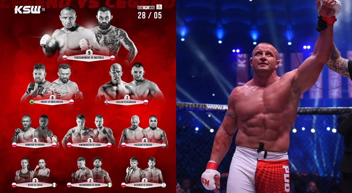 KSW 70: Co za nokaut! Szybkie rozstrzygnięcie walki Pudzianowski  vs Materla