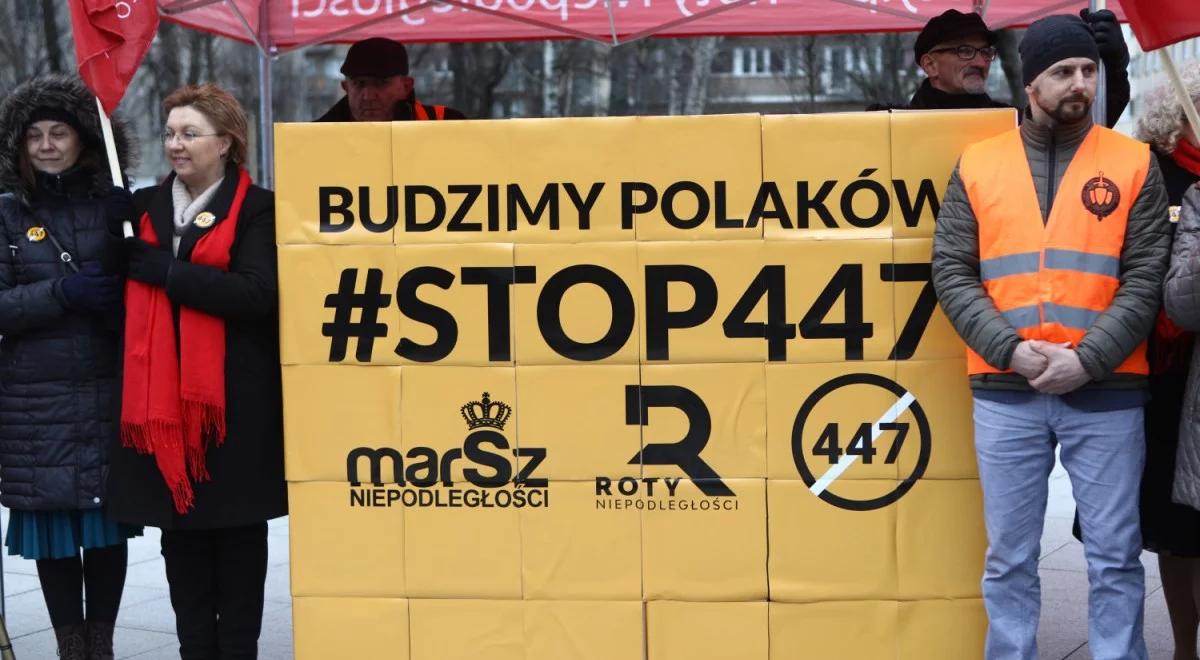 Zebrano 200 tys. podpisów ws. inicjatywy ustawodawczej "STOP 447"