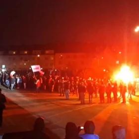 Niespokojnie w Zabrzu. Manifestacja kilku tysięcy osób. Starcia z policją