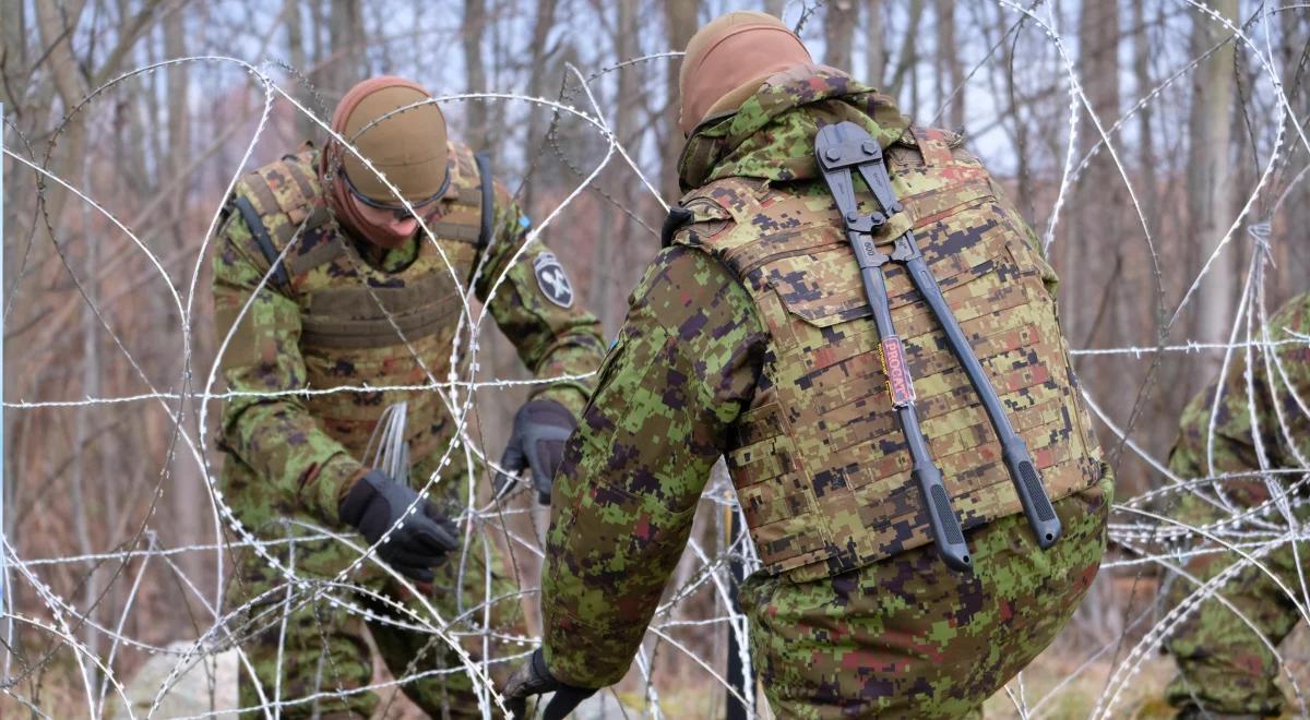 Estonia: służby zakończyły stawianie zasieków na granicy z Rosją. "Mają wzmocnić bezpieczeństwo"