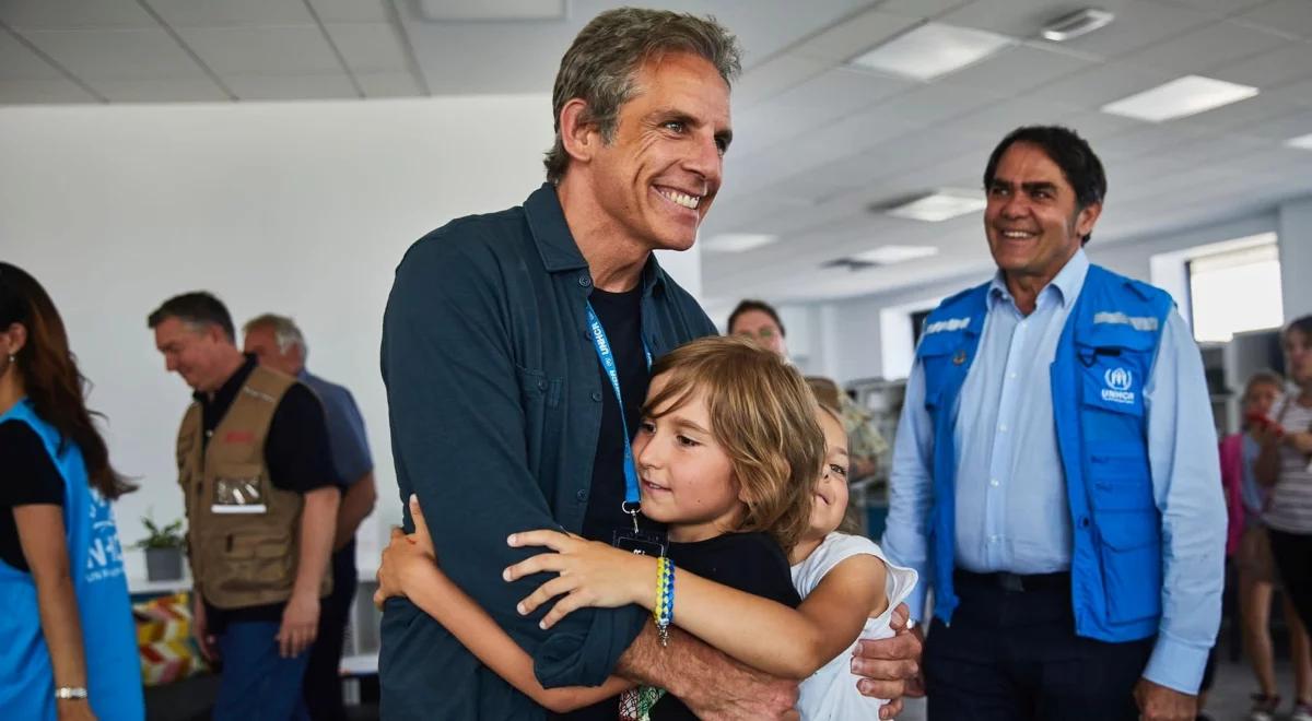Ben Stiller odwiedził przejście w Medyce. "Spotkałem rodziny, które uciekły przed wojną"