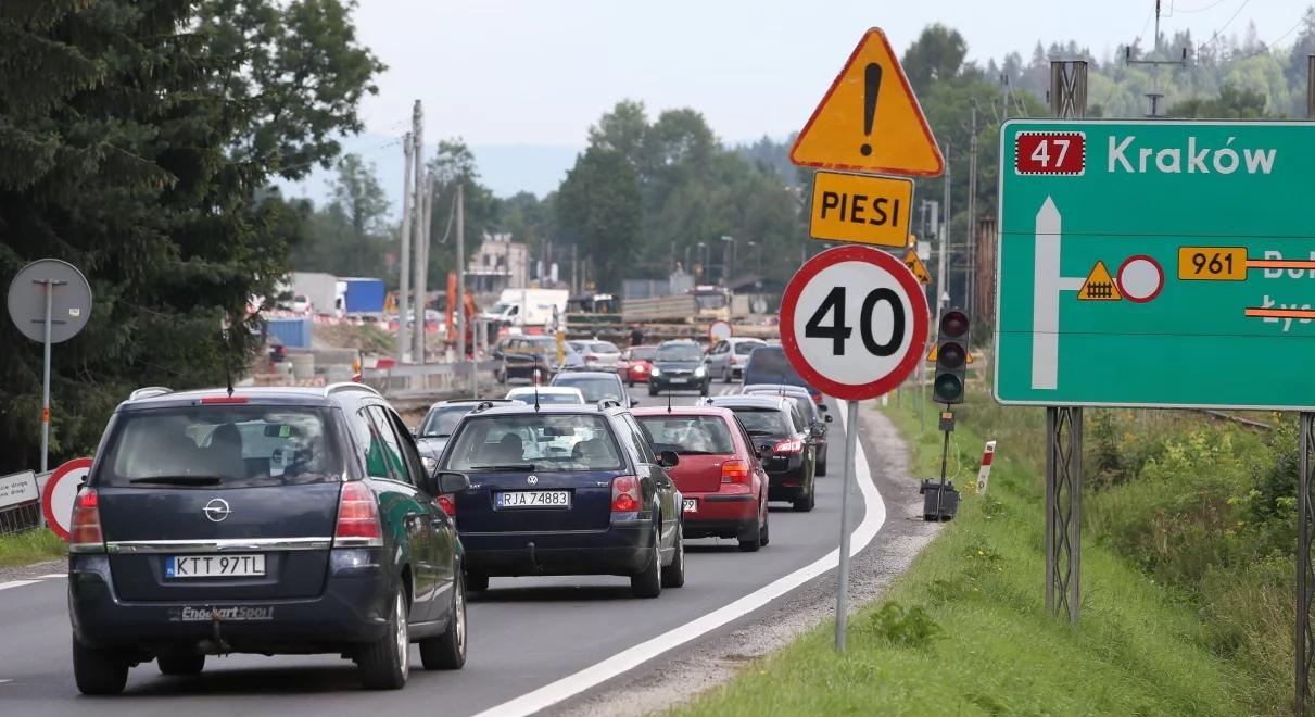 Jedziesz na urlop w góry? Od dziś duże utrudnienia na zakopiance