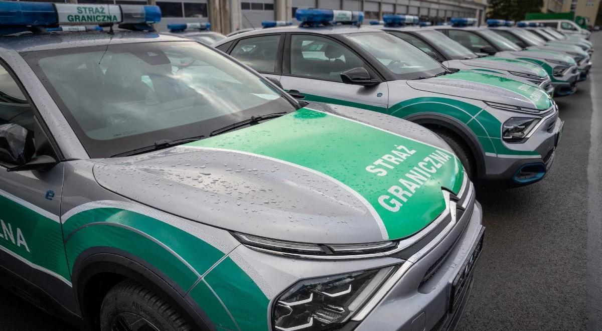 Nowe samochody elektryczne dla Straży Granicznej. Ich wartość przekracza 5 mln zł