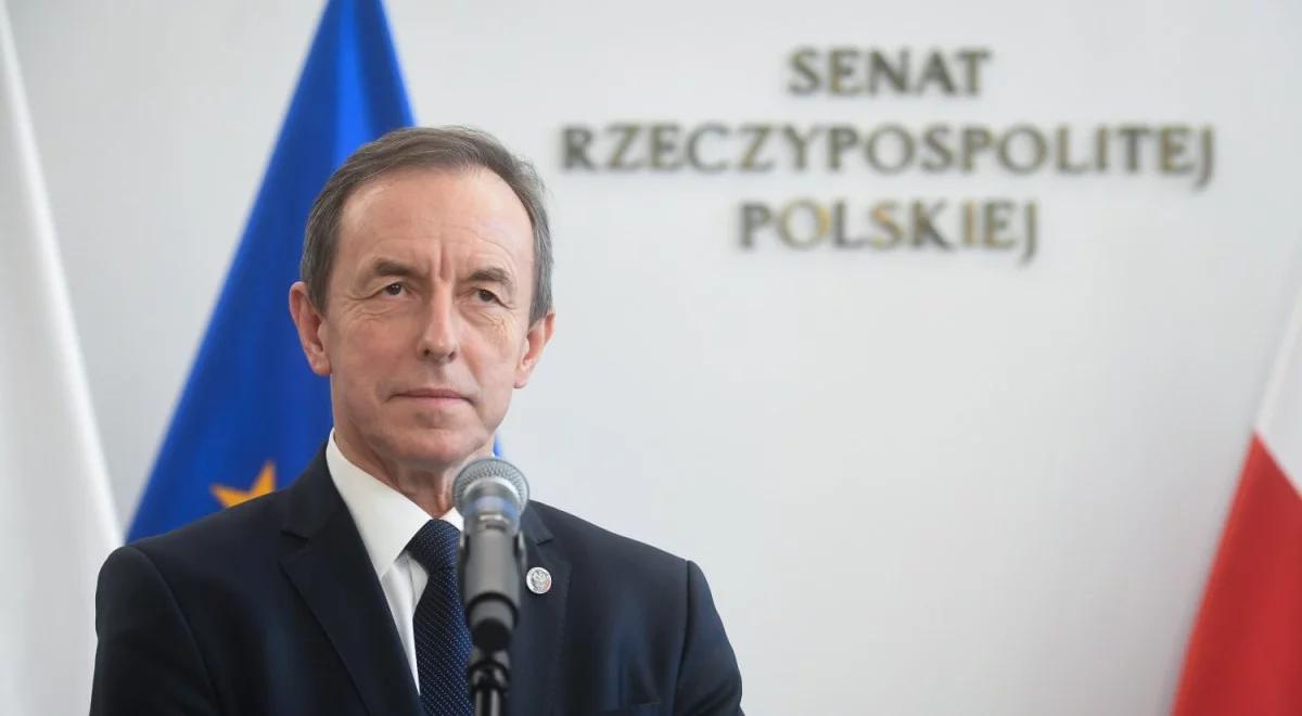 Szczerski: wyrażam stanowcze oczekiwanie, że marszałek Grodzki odwoła wizytę w Brukseli