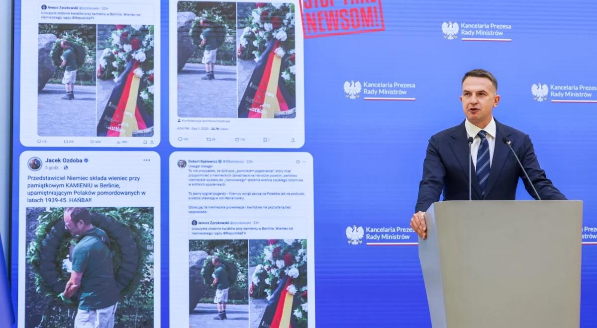 Rzecznik rządu pokazał zdjęcie. "Dezinformacja, za to powinno się przeprosić"