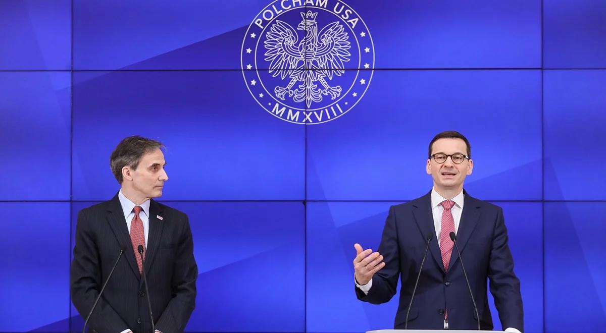 Mateusz Morawiecki: relacje polsko-amerykańskie bardzo wyraźnie się umacniają, jesteśmy ważnymi sojusznikami