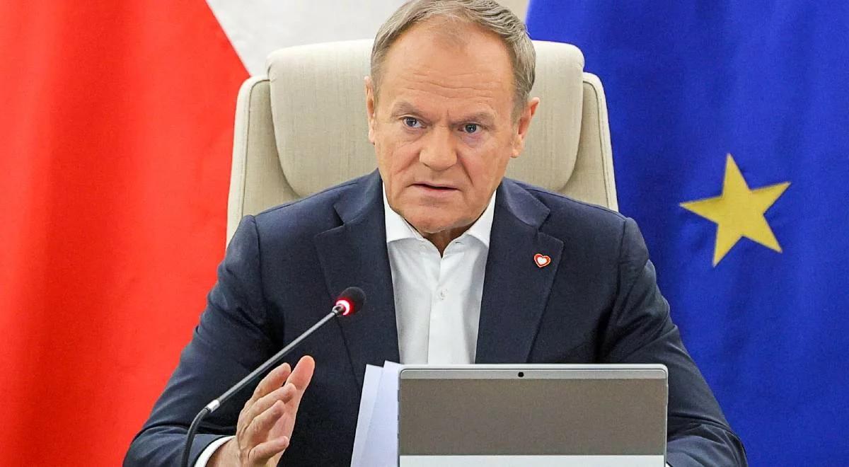 Tusk mówi o "wyjątkowym wyzwaniu" ws. bezpieczeństwa. "Z granicy spływają meldunki"