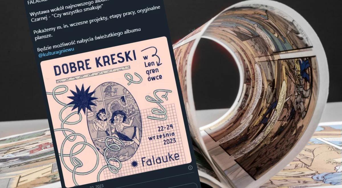 "Czy wszystko smakuje?". Niezwykły komiks Falauke na wystawie Muzeum Karykatury