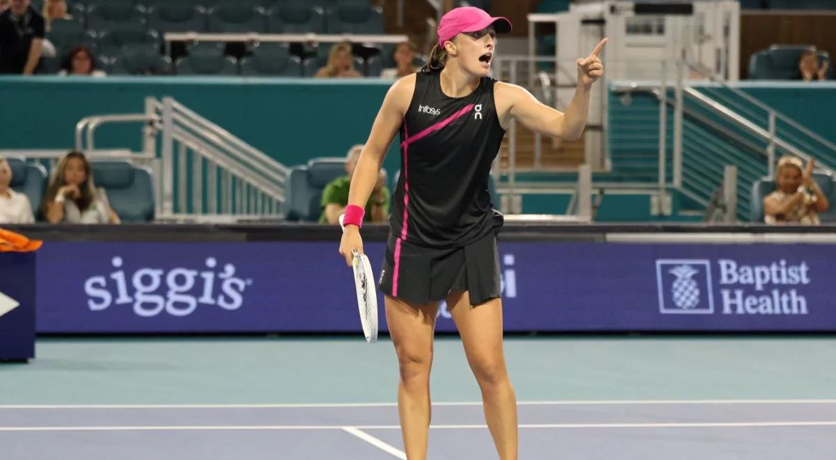 WTA Miami. Trzygodzinny bój z efektownym zakończeniem. Iga Świątek w 1/8 finału!