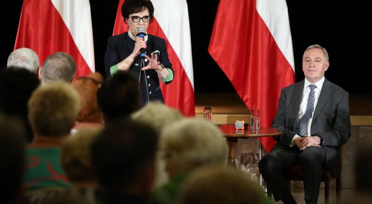 Spotkanie Elżbiety Witek i Henryka Kowalczyka z mieszkańcami Pułtuska