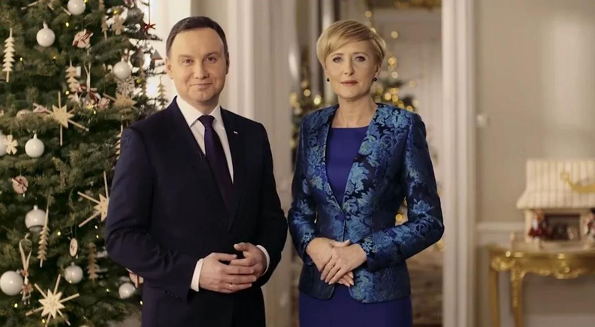 Para prezydencka złożyła Polakom życzenia świąteczne