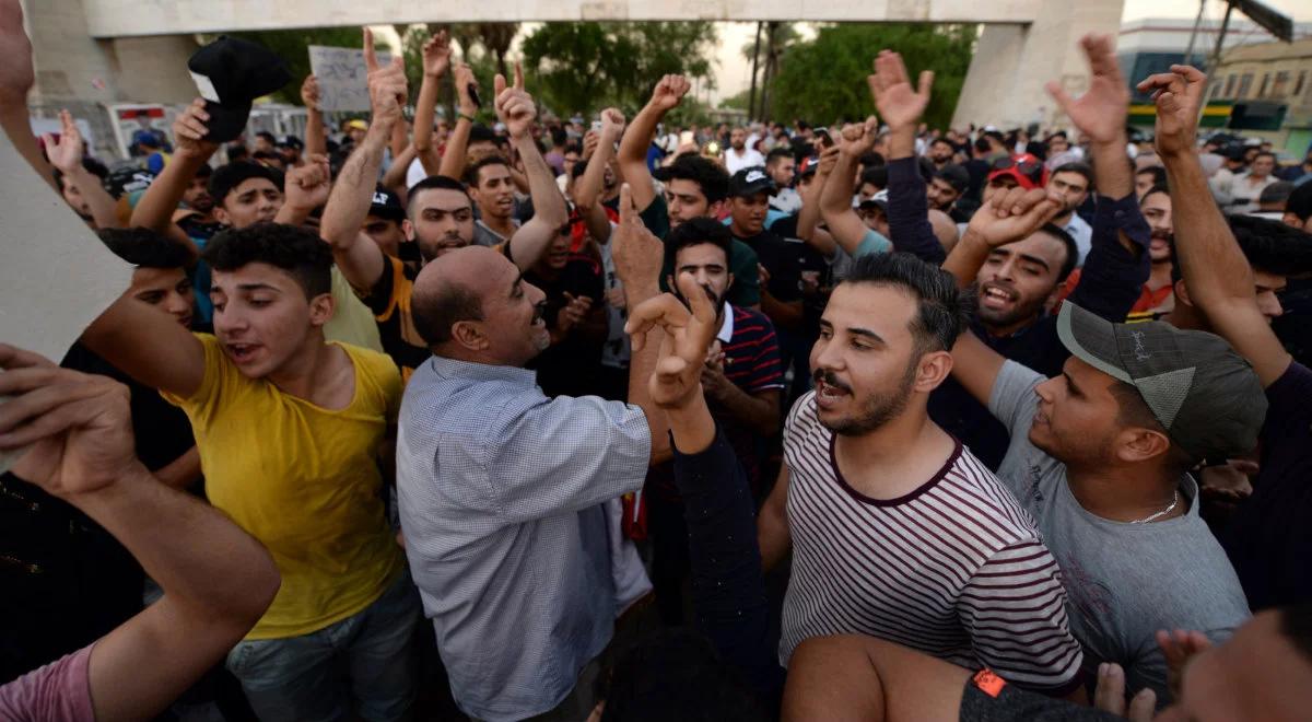 Irak: starcia demonstrantów i sił porządkowych podczas demonstracji antykorupcyjnej