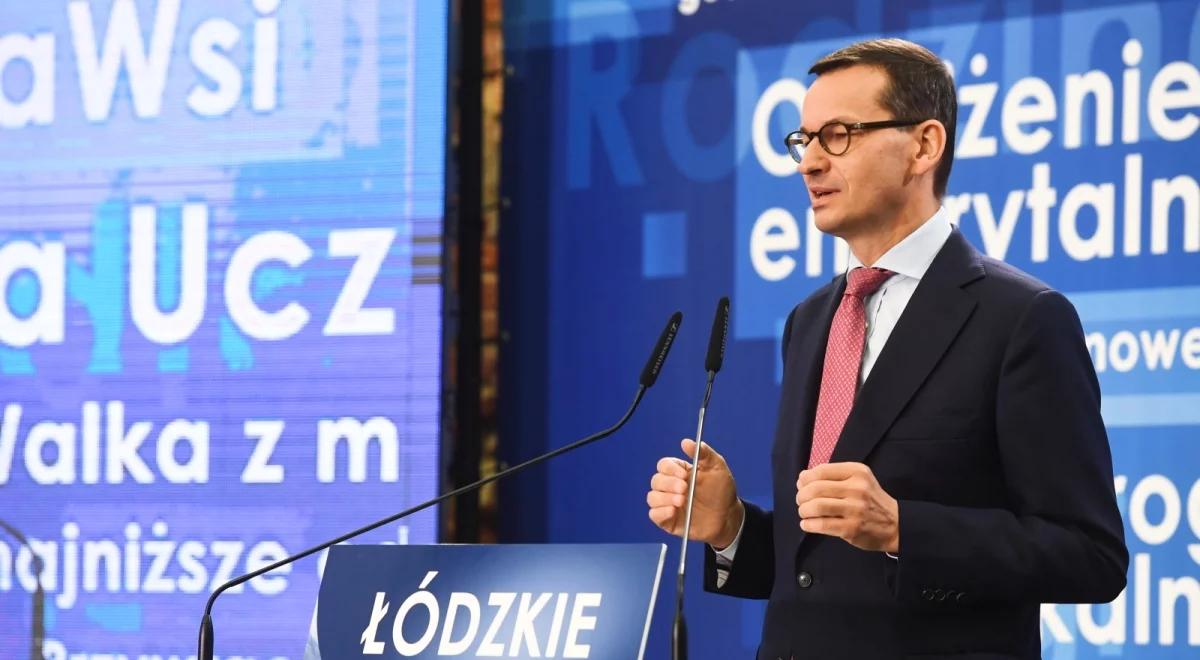 Mateusz Morawiecki: zrobimy wszystko, by Łódź odzyskała swoje szanse rozwojowe