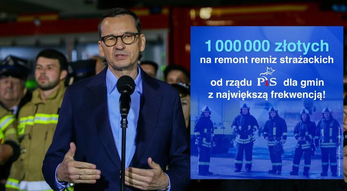 Gminy z najwyższą frekwencją dostaną ogromne pieniądze. Premier ogłosił "Bitwę o remizy"