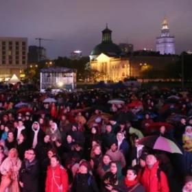 Warszawa: 1,5 tysiąca osób na wieczornym czuwaniu