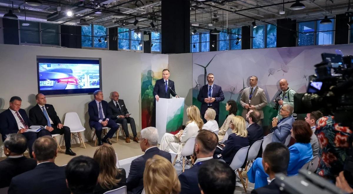Konferencja COP28. Andrzej Duda będzie mówił o polskim programie budowy elektrowni jądrowych