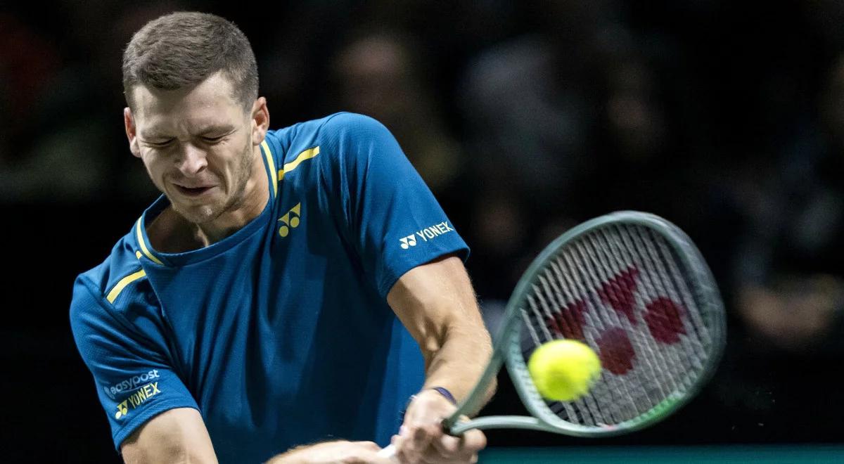 ATP Rotterdam: Hubert Hurkacz odpada z turnieju. Polak uległ po trzech tie-breakach