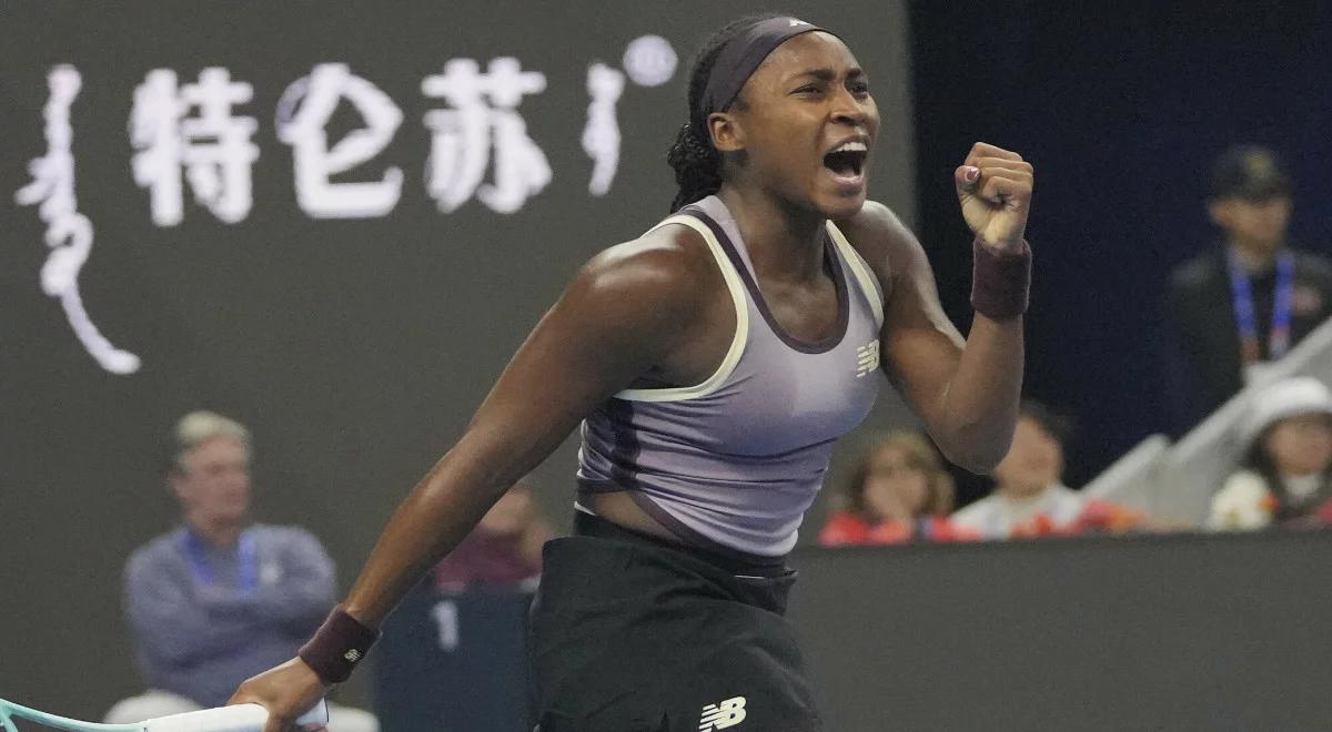 WTA Pekin. Coco Gauff triumfuje w Chinach! Pewna wygrana w finale