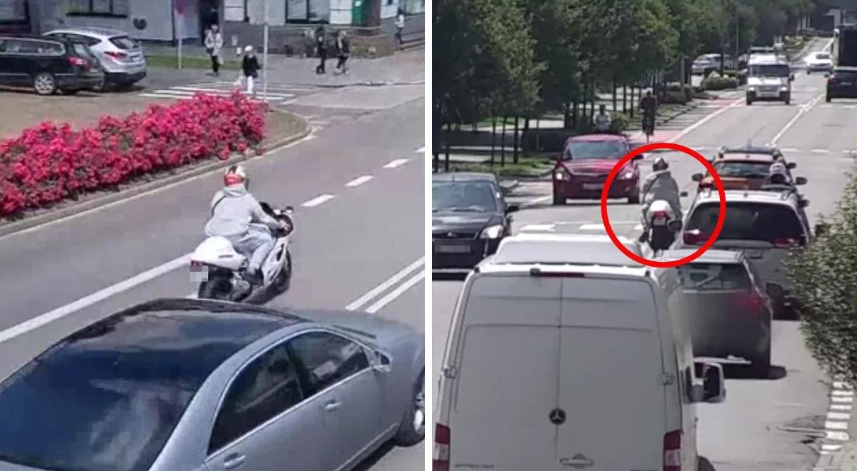 Słono zapłacił za przejażdżkę. Ten motocyklista "zdobył" aż 70 punktów karnych