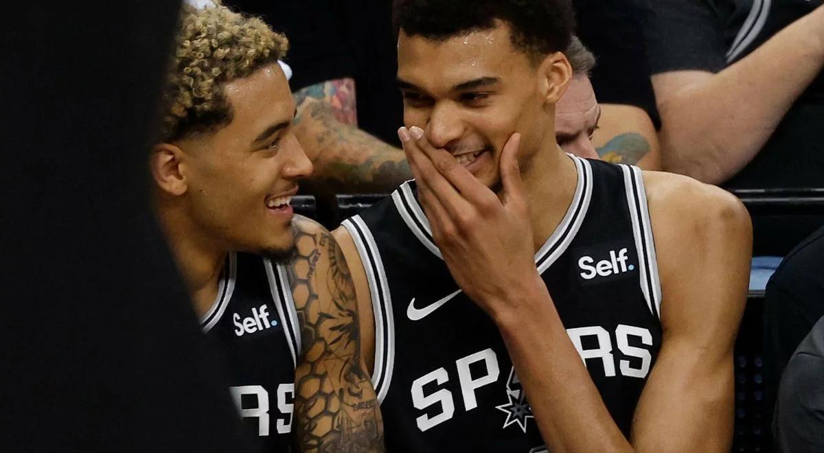 Sochan zaprezentował atrybuty. Co za wsad i wygrana San Antonio Spurs