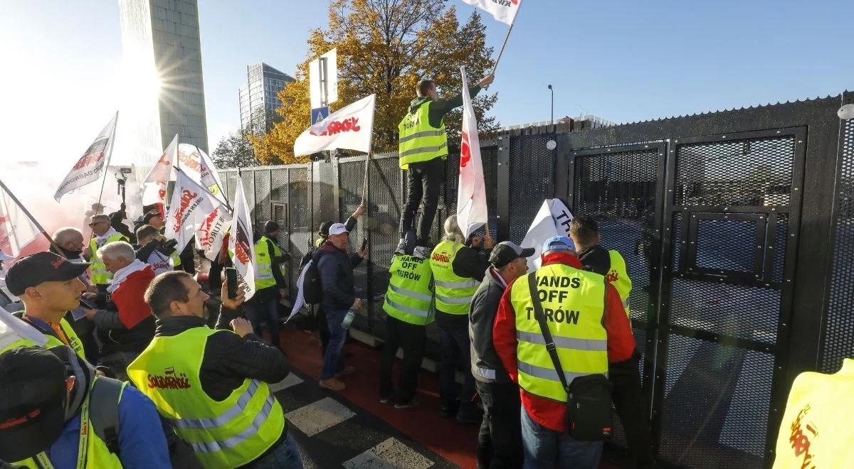 Anna Zalewska: manifestacja związkowców ws. kopalni Turów może rozpocząć protesty w całej UE