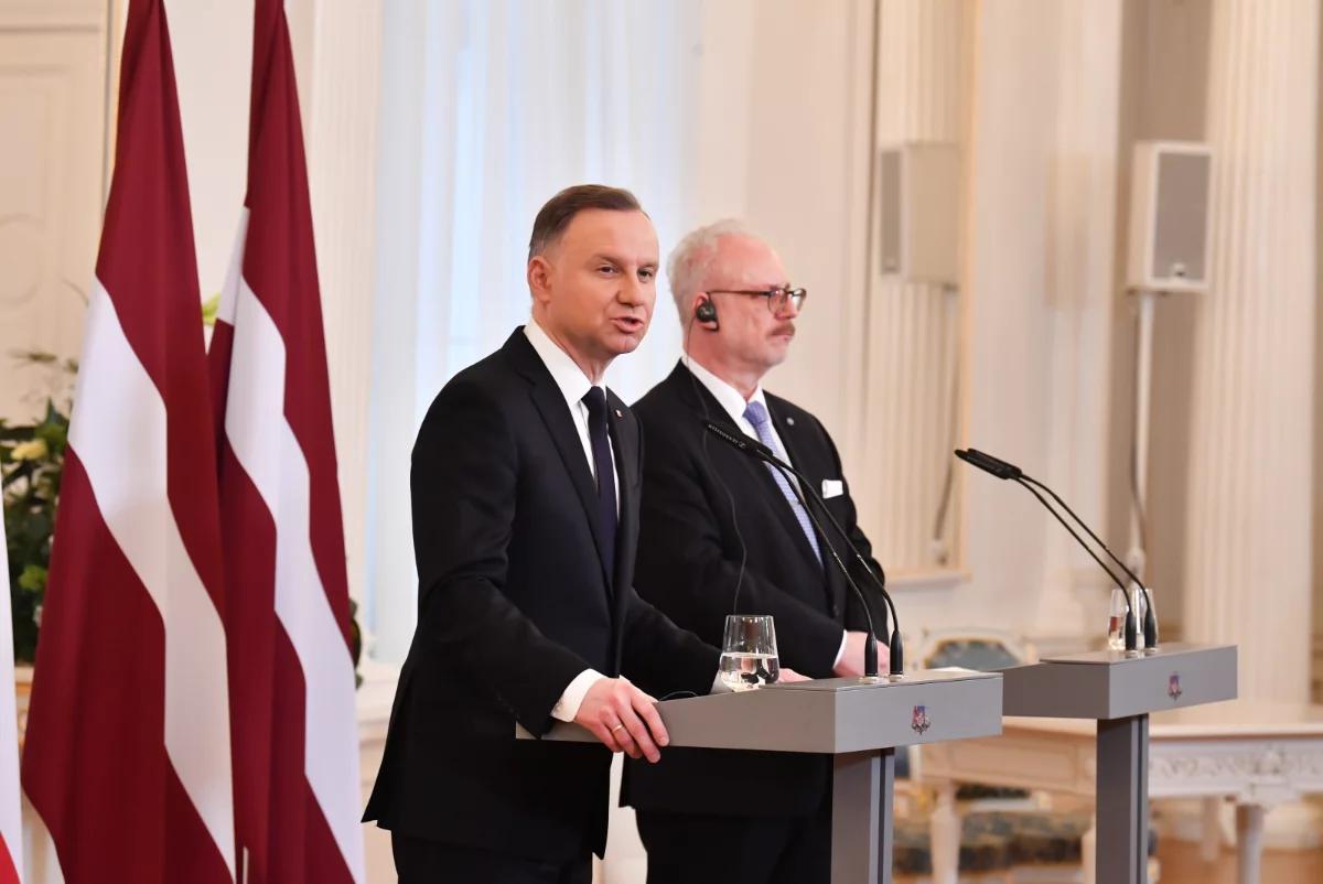 Andrzej Duda: popieram pomysł trybunału karnego dla sprawców zbrodni na Ukrainie