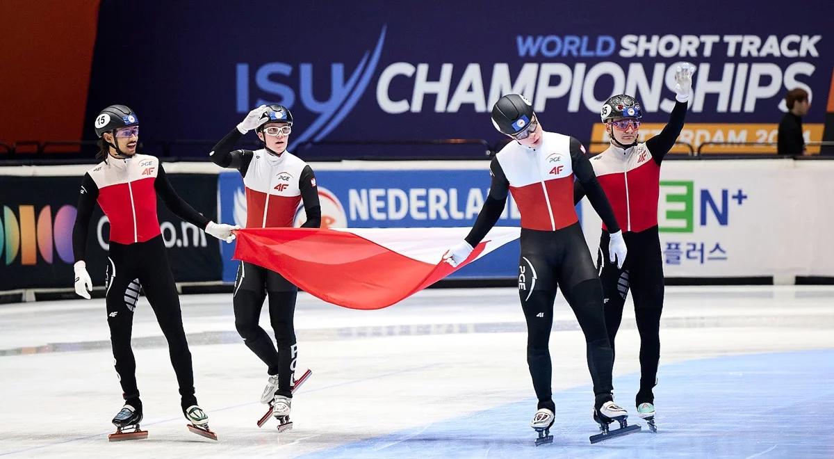 MŚ w short tracku. Brąz polskiej sztafety w Rotterdamie