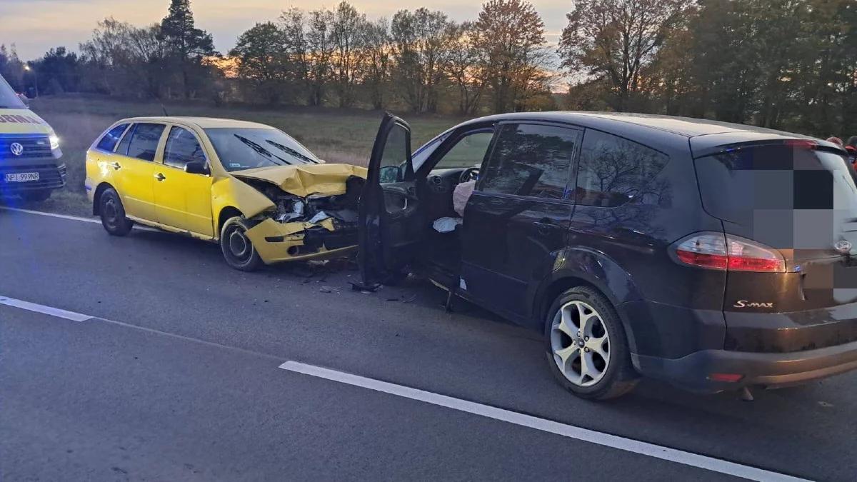 Groźny wypadek pod Mrągowem. Pięć osób w szpitalu