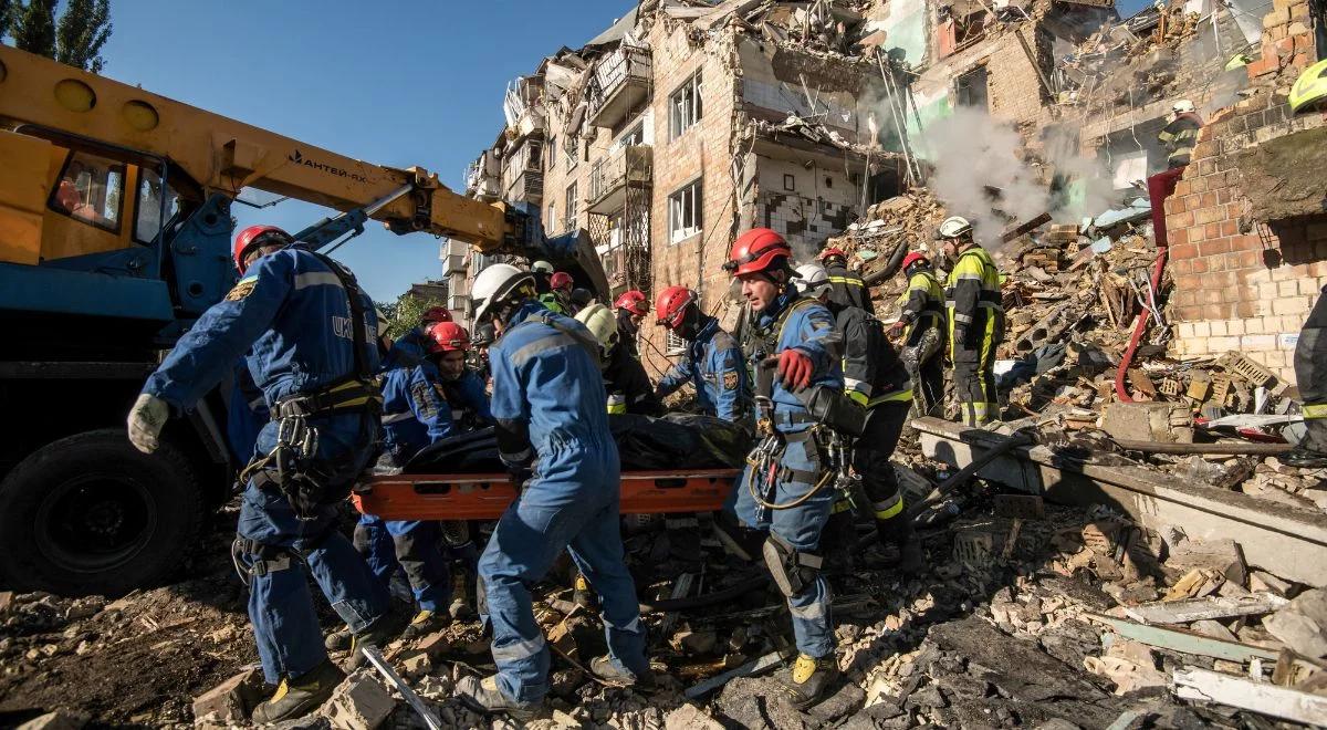 Zmasowany atak z powietrza na Ukrainę. Rosjanie użyli rakiet i dronów