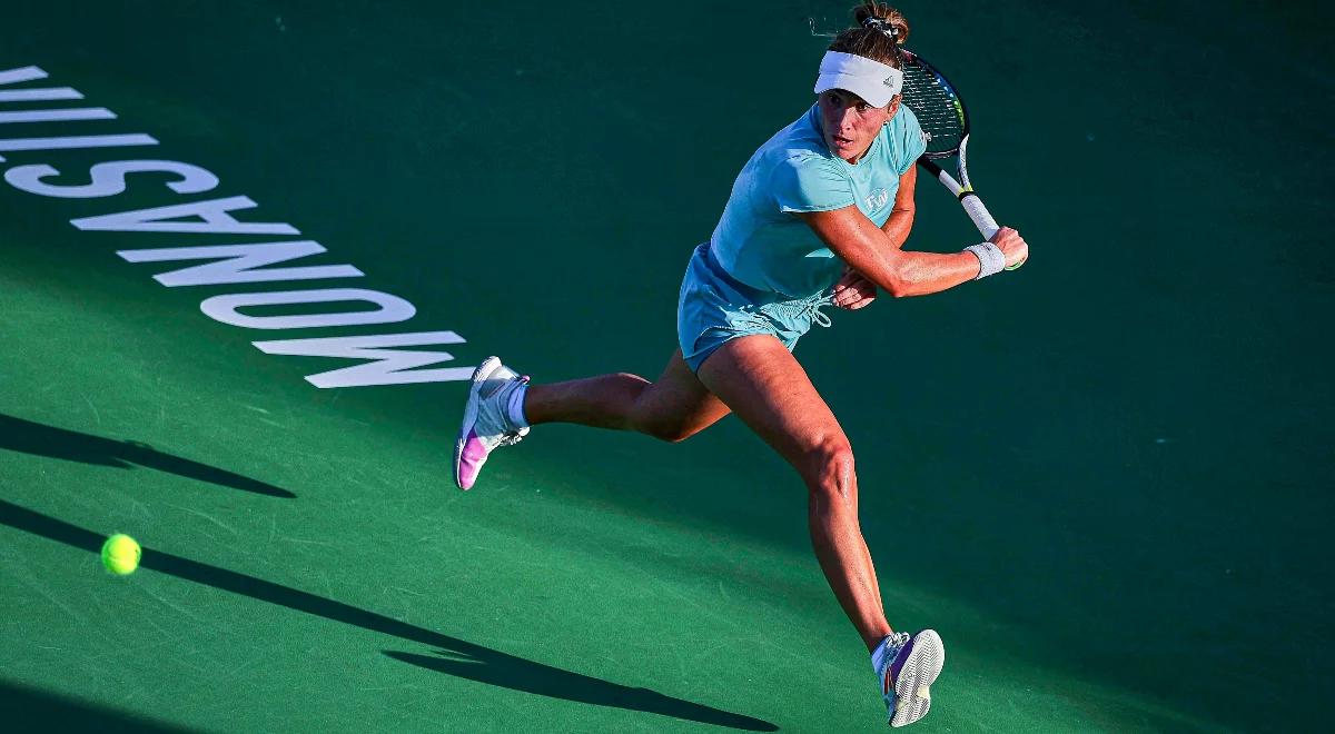WTA Monastyr: Katarzyna Kawa odpadła w 2. rundzie turnieju
