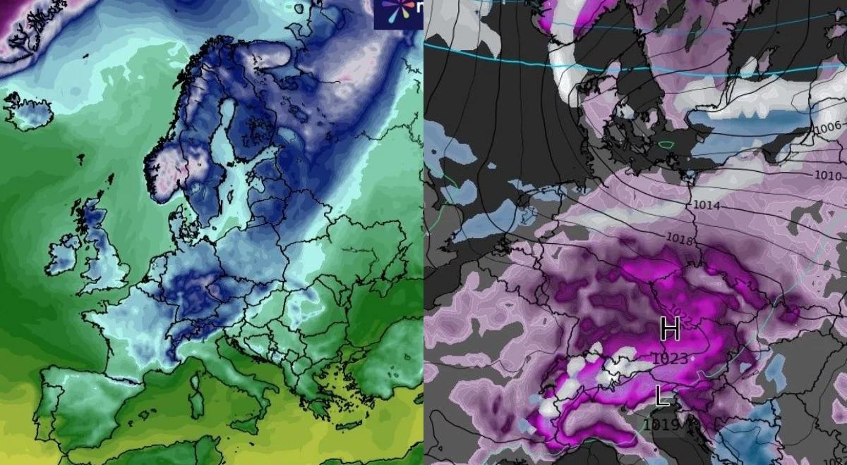 Jęzor mroźnego powietrza znad Syberii sunie do Polski. Potężna zima niebawem: -20 st. C.