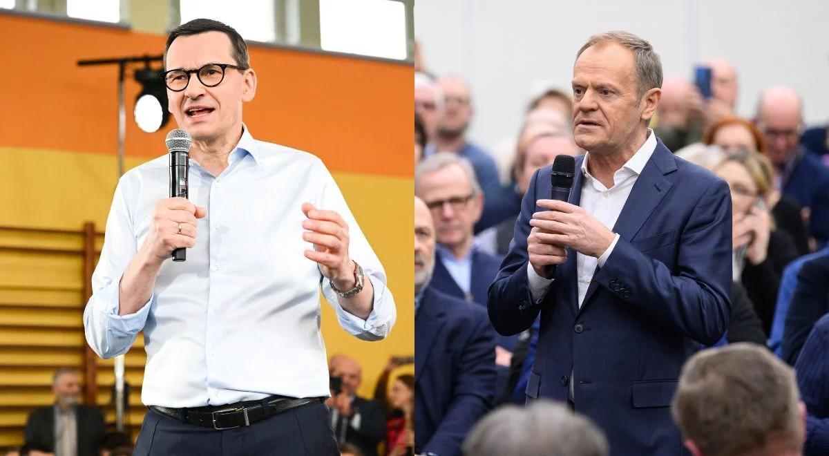 "Trzeba umieć rządzić i pracować dla Polski, by osiągać wyniki". Premier Morawiecki odpowiada Tuskowi