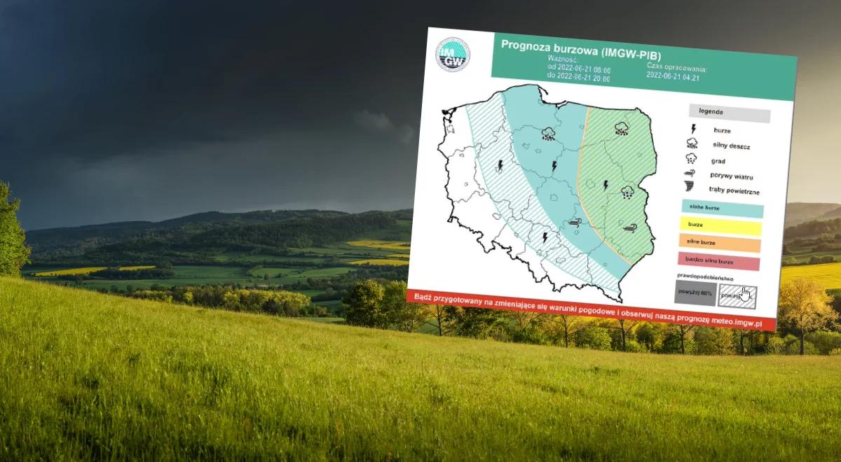 Prognoza pogody na wtorek. IMGW: uwaga na burze z gradem