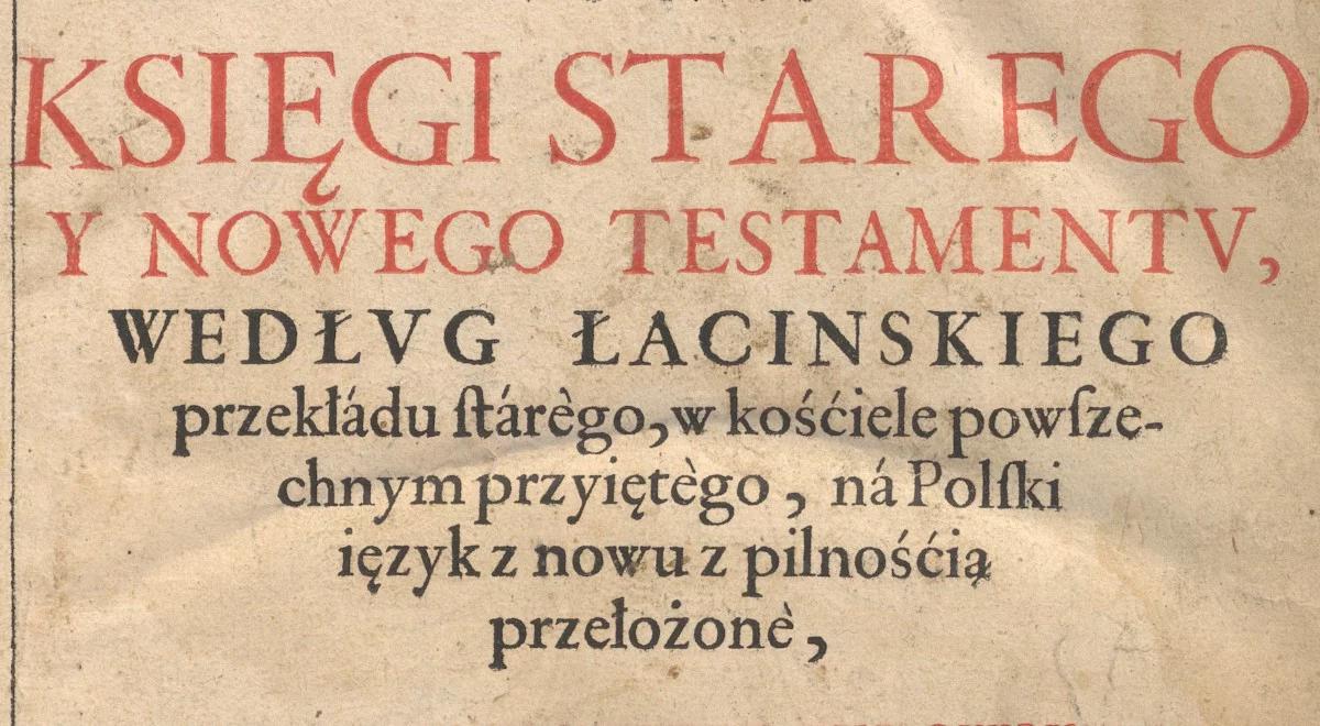 Biblia Jakuba Wujka. Arcydzieło renesansowego jezuity