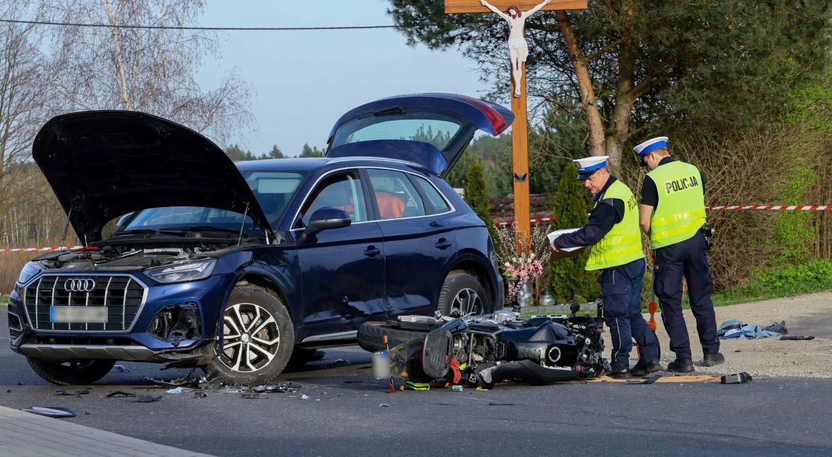 Wielkanocne żniwo na drogach. Dwóch młodych mężczyzn zginęło w jednym wypadku