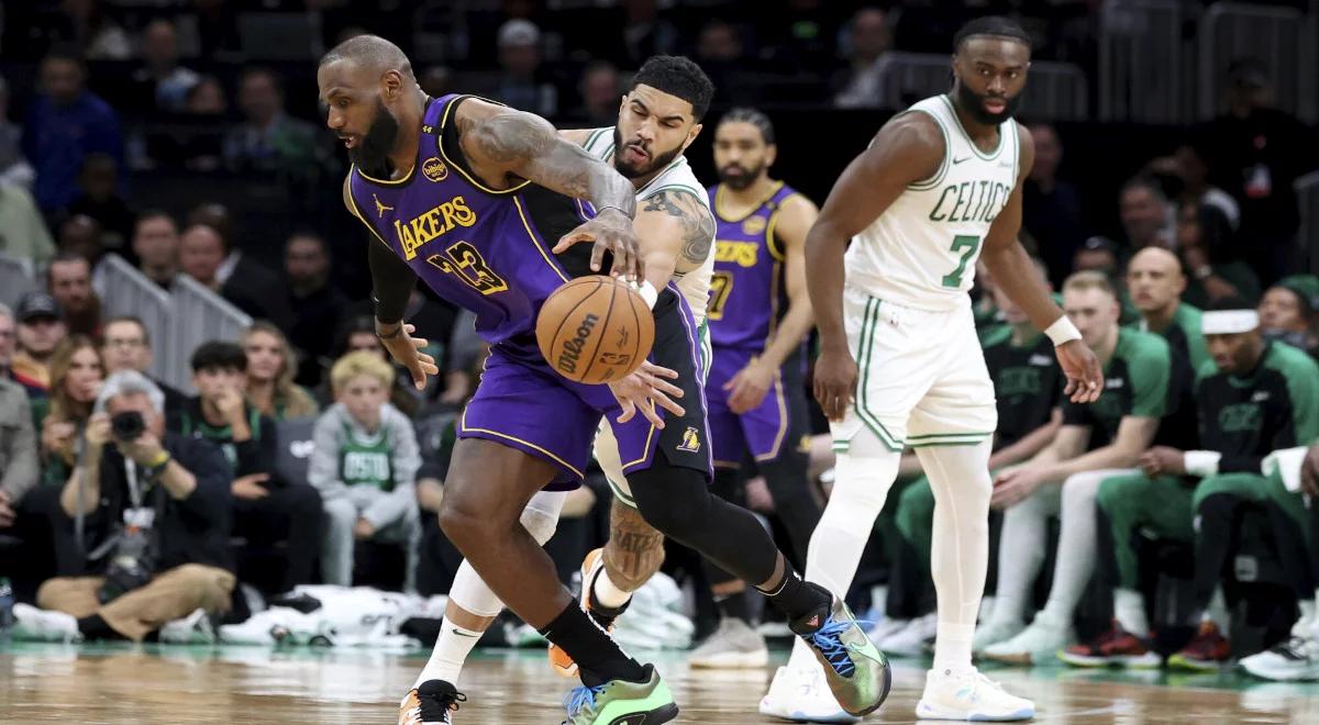 Celtics przerwali zwycięską passę Lakers. LeBron James nie dokończył meczu