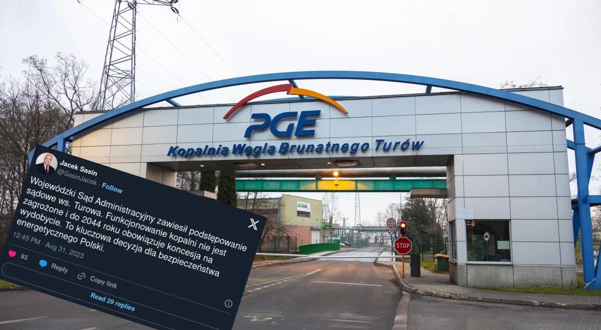 "To kluczowe dla bezpieczeństwa Polski". Szef MAP chwali decyzję WSA ws. kopalni Turów