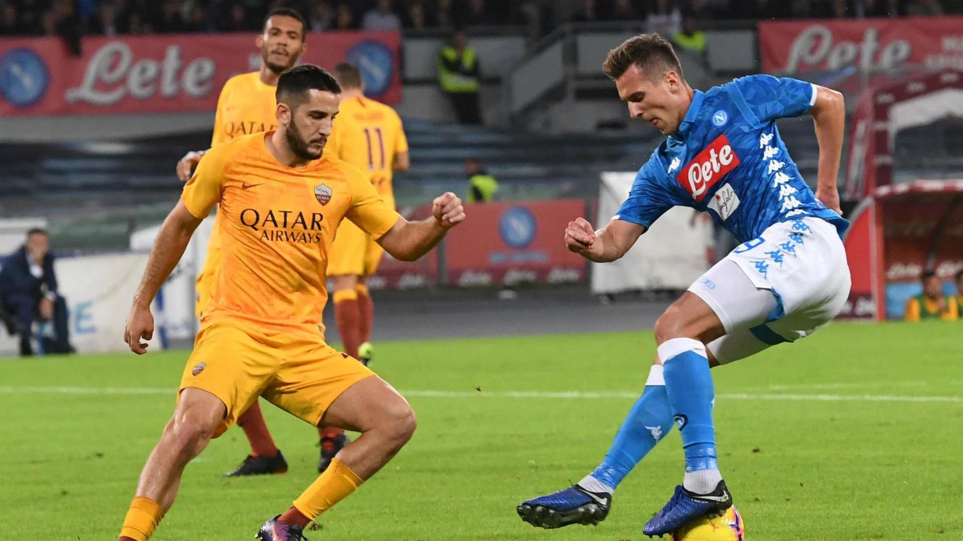 Serie A: Napoli uratowało remis z Romą. Biało-czerwoni na placu boju 