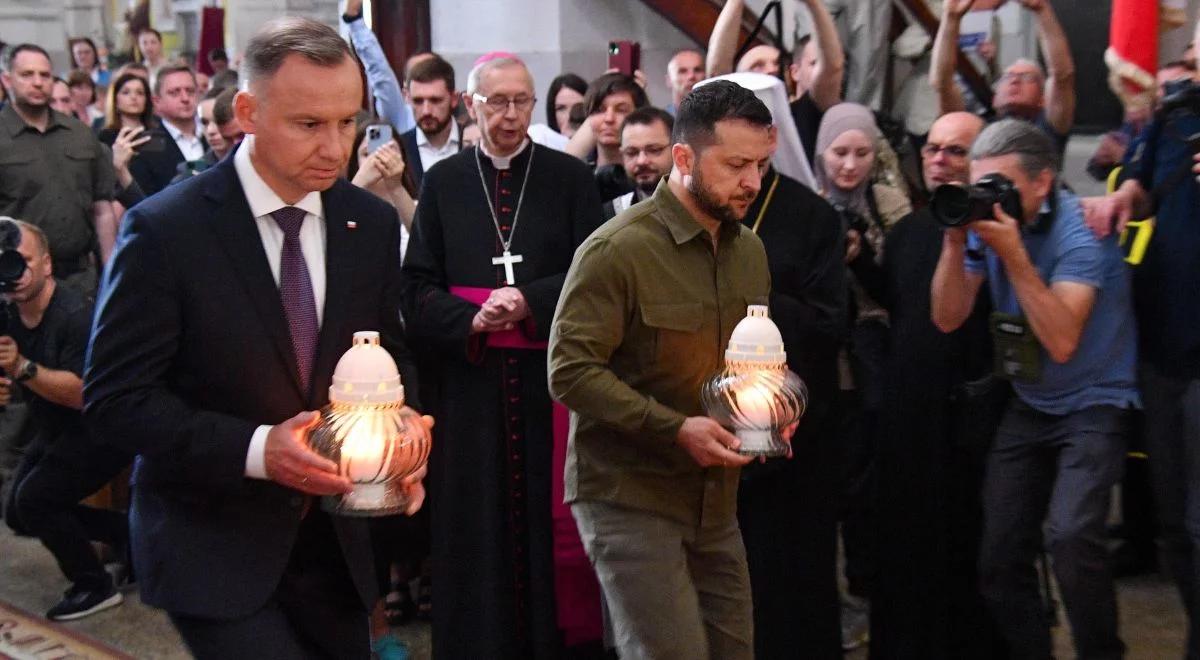 "Ważny moment, który przybliża Polaków i Ukraińców do pojednania". Prezydent o modlitwie w Łucku