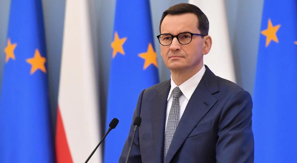 Premier Morawiecki: musimy porozumieć się ws. KPO. Dziś liczy się tylko bezpieczeństwo Polski