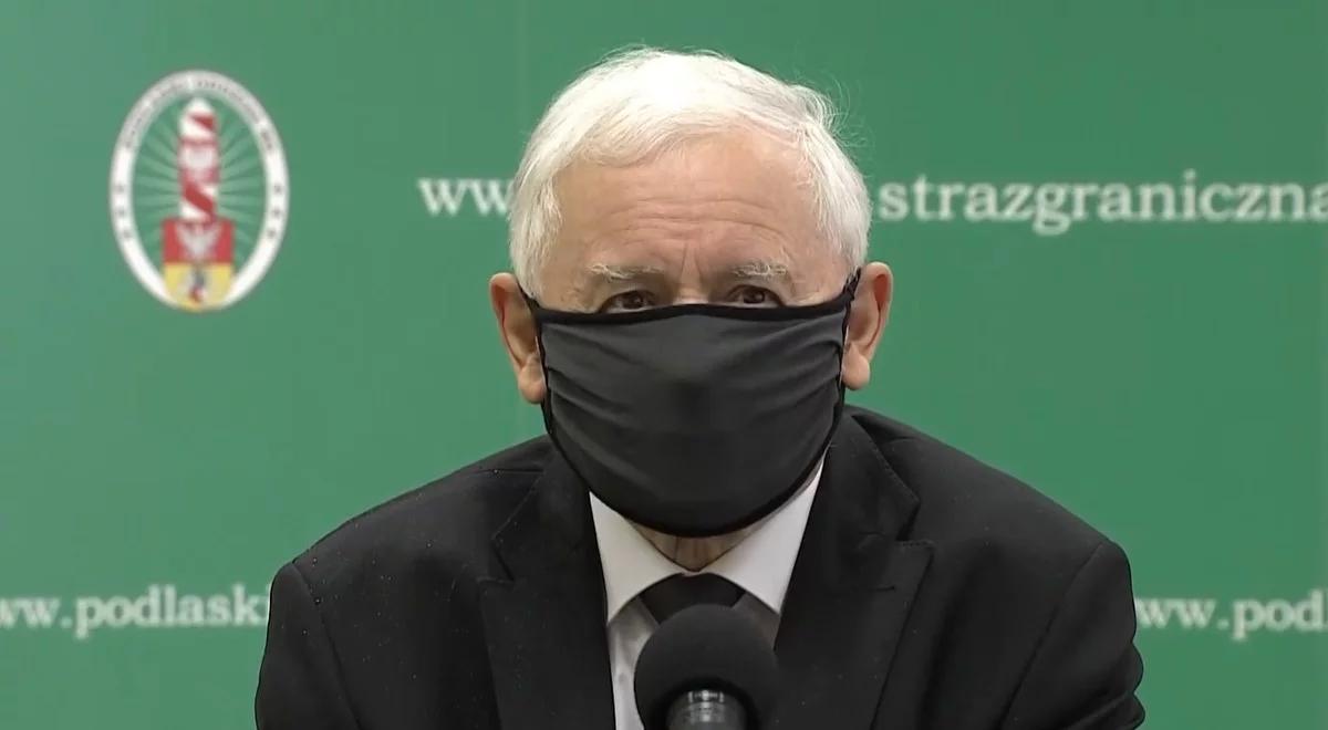 Jarosław Kaczyński: na wschodniej granicy powstanie trudna do sforsowania zapora, to jedyna skuteczna metoda