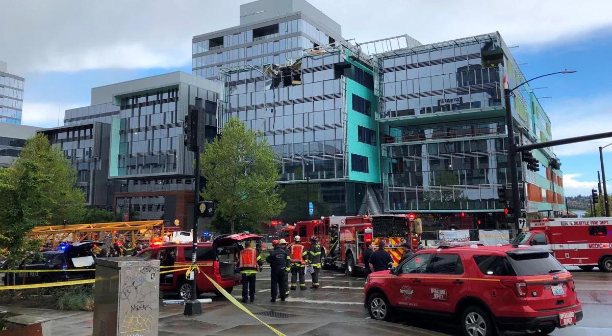 Wywrócił się żuraw budowlany w Seattle. Nie żyją cztery osoby. Powodem silny wiatr?