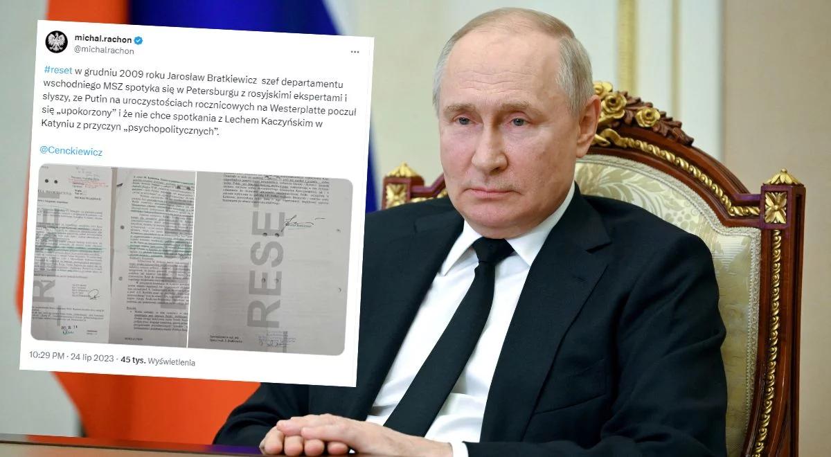 "Reset": Putin bał się Lecha Kaczyńskiego. "Na Westerplatte poczuł się upokorzony"