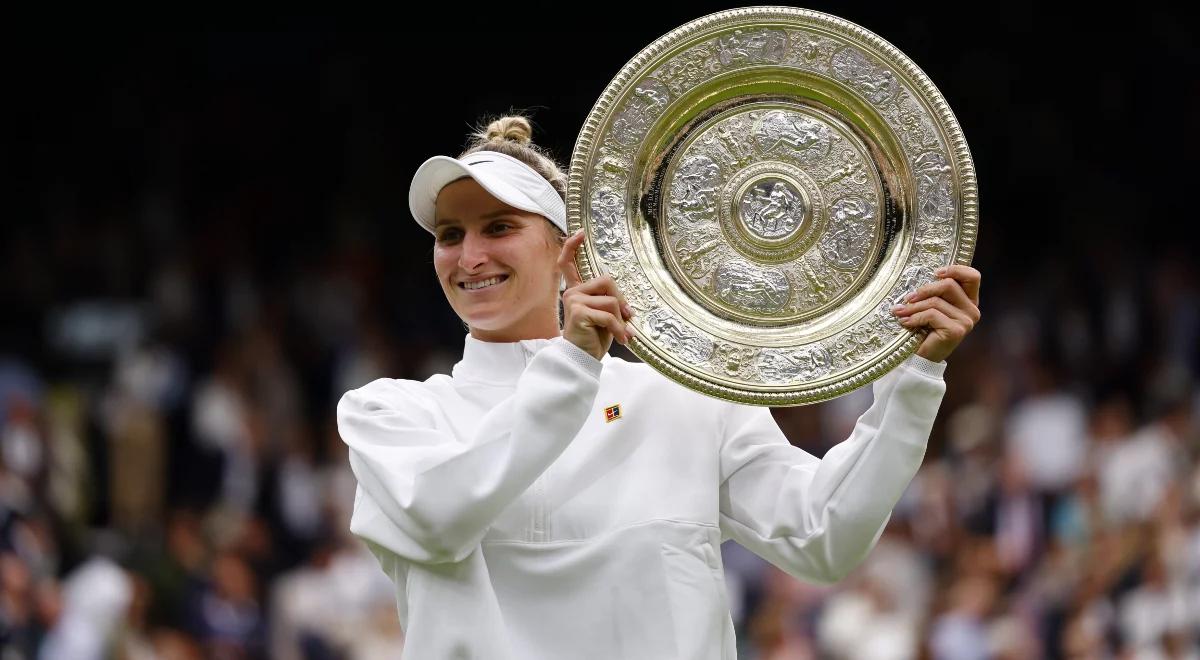Marketa Vondrousova historyczną mistrzynią Wimbledonu. Ons Jabeur znów przegrała